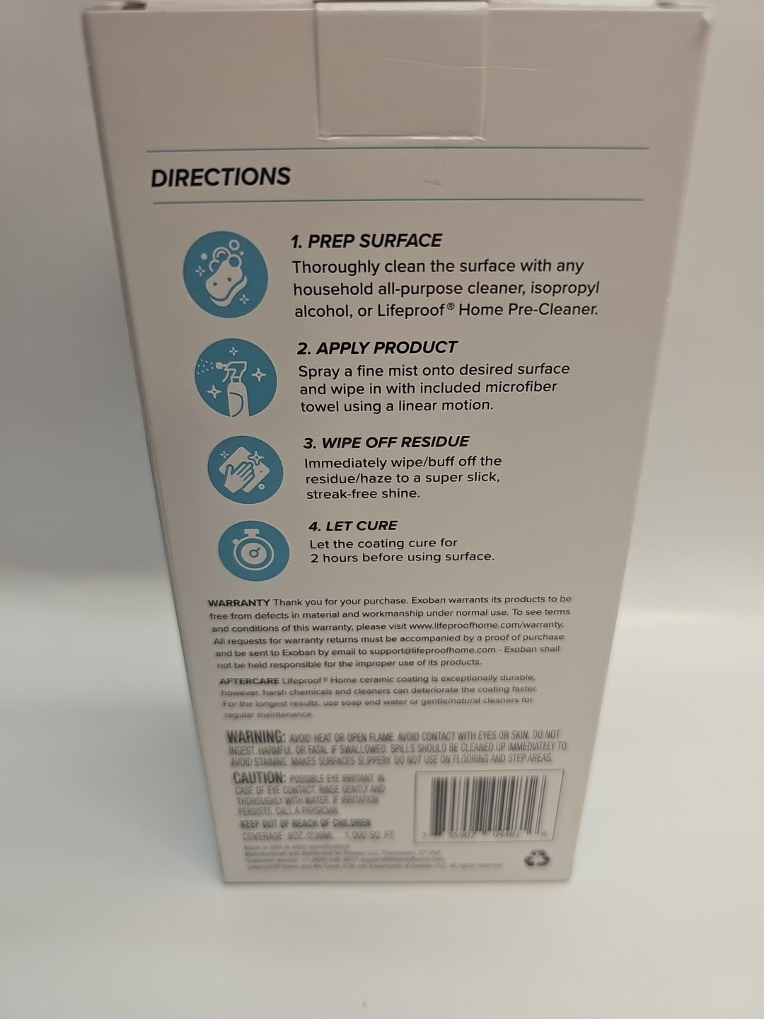 Lifeproof Home Multi-Surface Ceramic Nanotechnology Coating Spray 8 fl oz Box