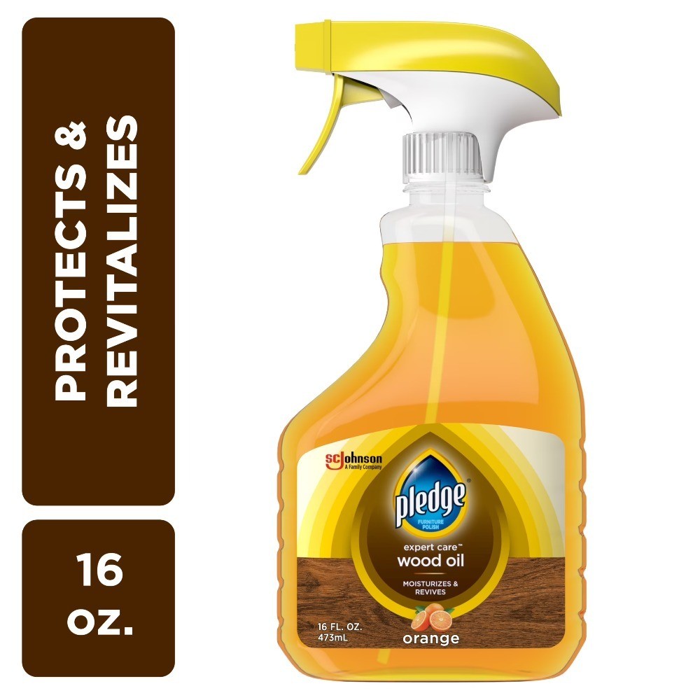 Wood Oil Trigger Spray with Orange Scent Moisturizes and Revives Wood Surfaces