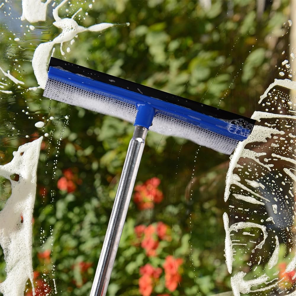 72″ Window Squeegee for Window Cleaning – Long Handle Window Cleaner Tool