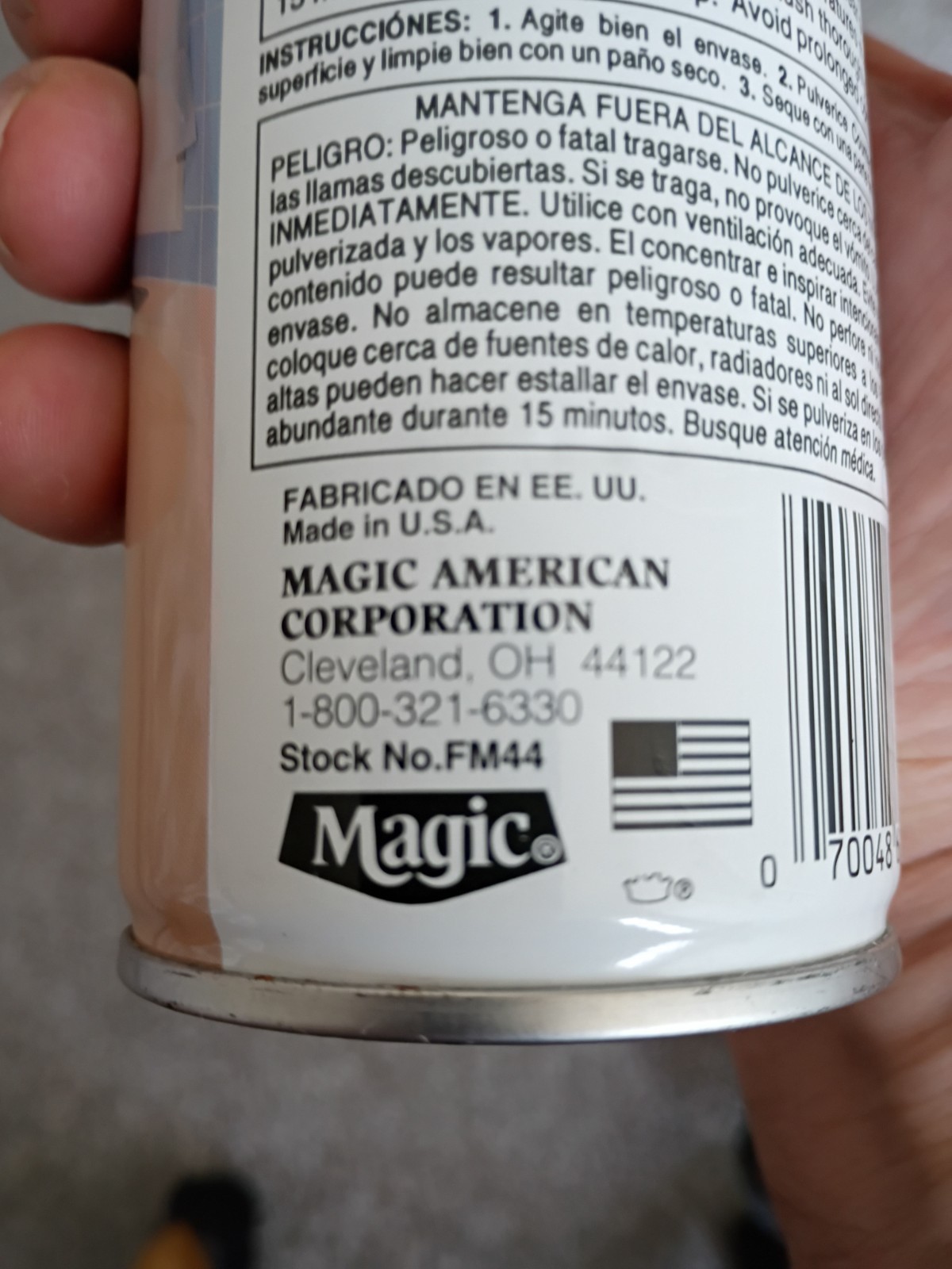 Vintage New COUNTERTOP MAGIC 13 Oz Original Aerosol Spray Formica Laminate Full