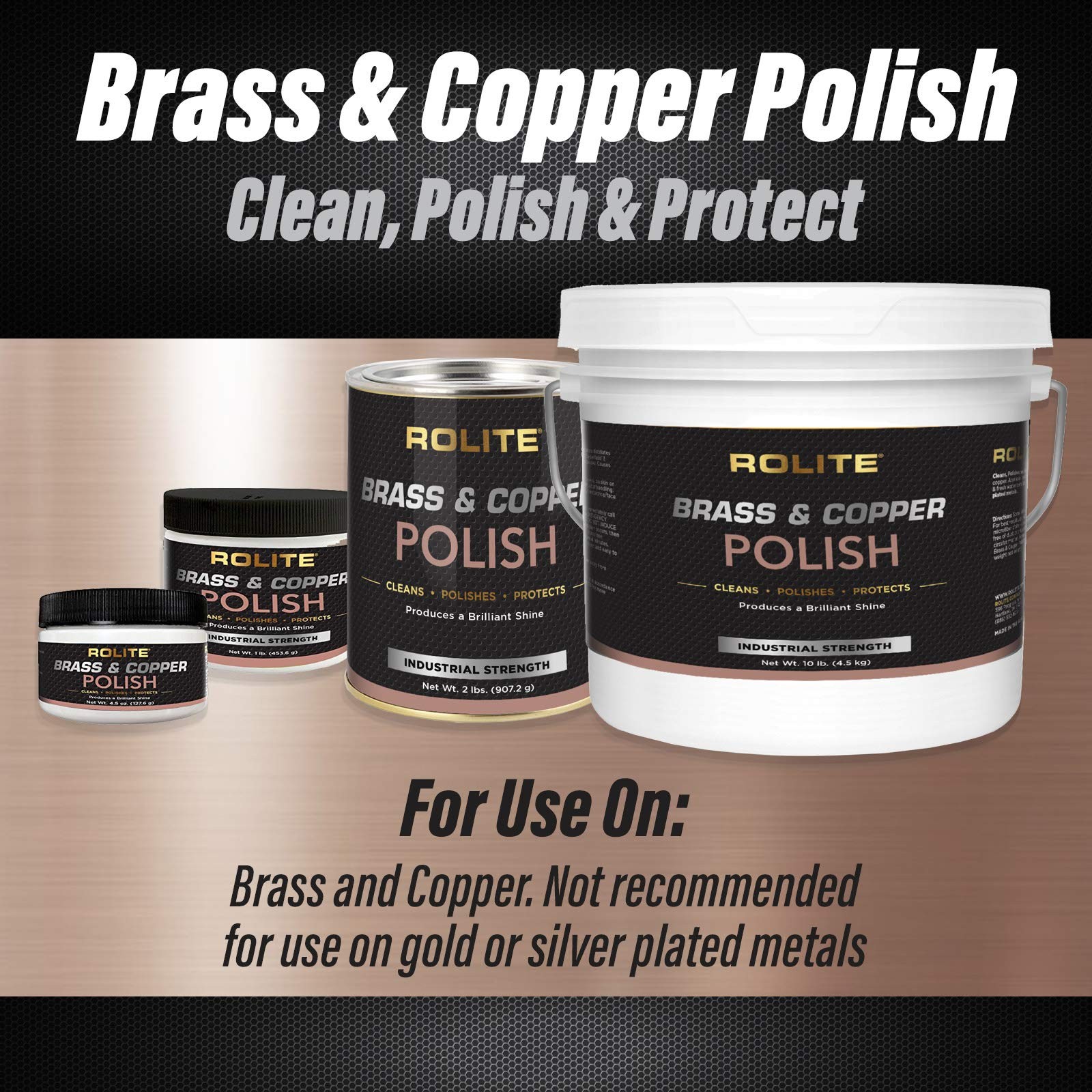 Brass Copper Polish 4.5 Oz Instant Tarnish Remover for Antiques Cookware Jewe…