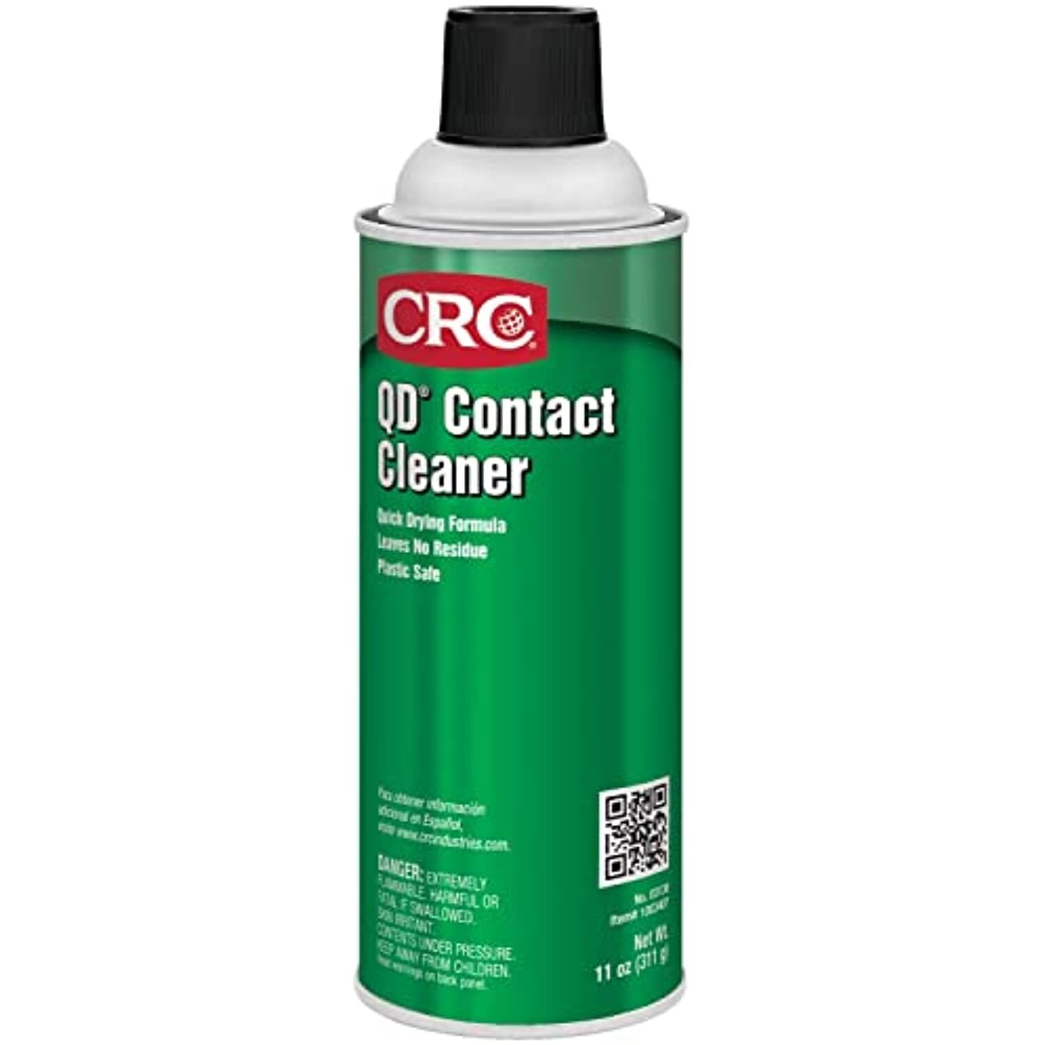 CRC QD Contact Cleaner 03130 � 11 WT OZ, Plastic Safe Electronics Aerosol