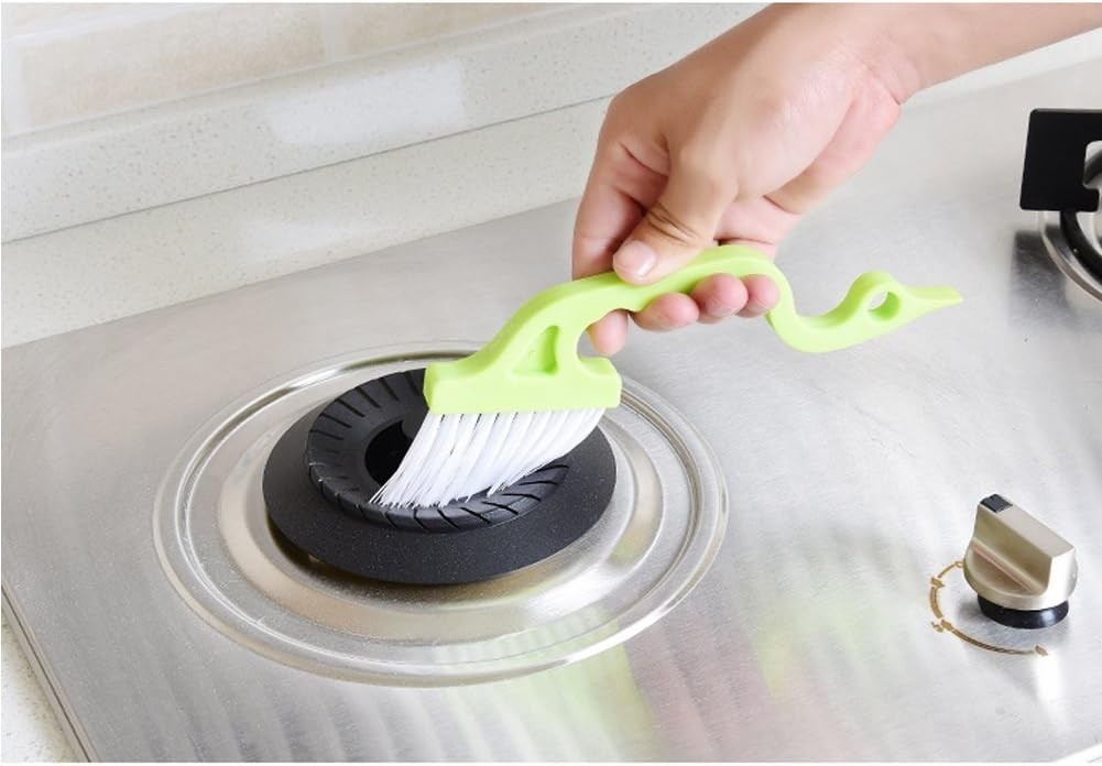 Hand-held Groove Gap Cleaning Tools Door Window Track Kitchen Cleaning Brushe…