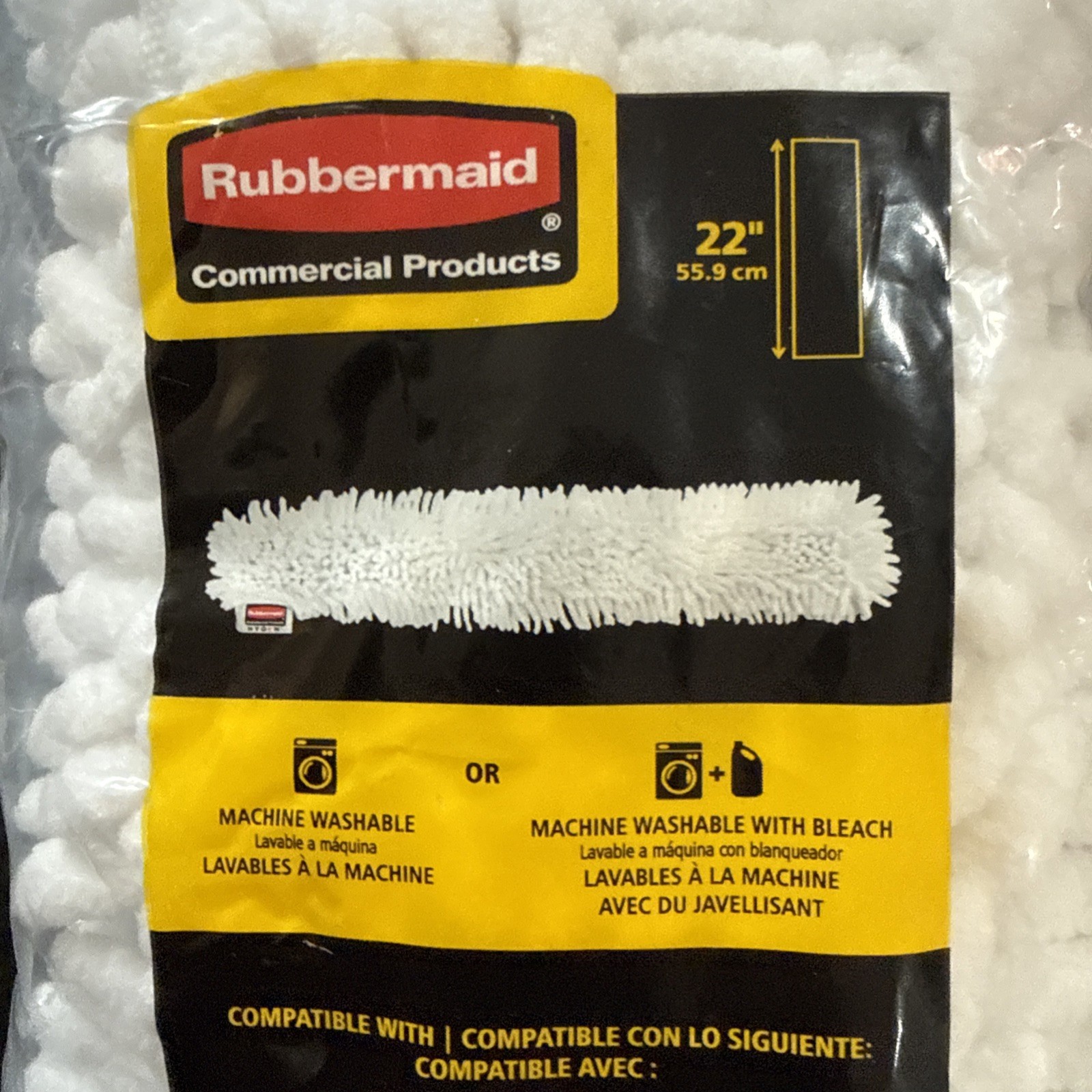 Dusting Wand Sleeve RUBBERMAID Microfiber Commercial Flex 22in. MDL#2190660 NWTs