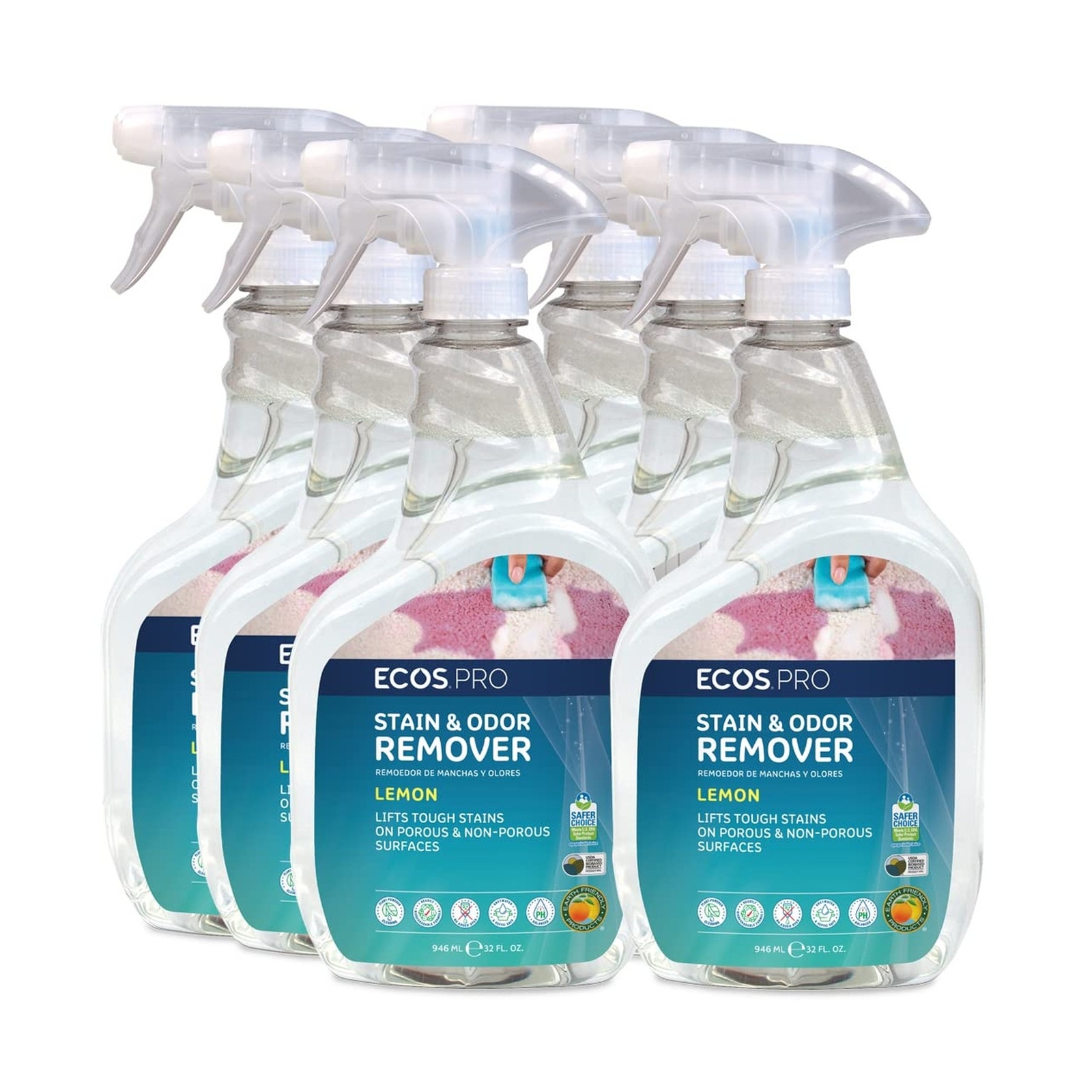 ECOS PRO PL9707/6 Stain and Odor Remover (Pack of 6)
