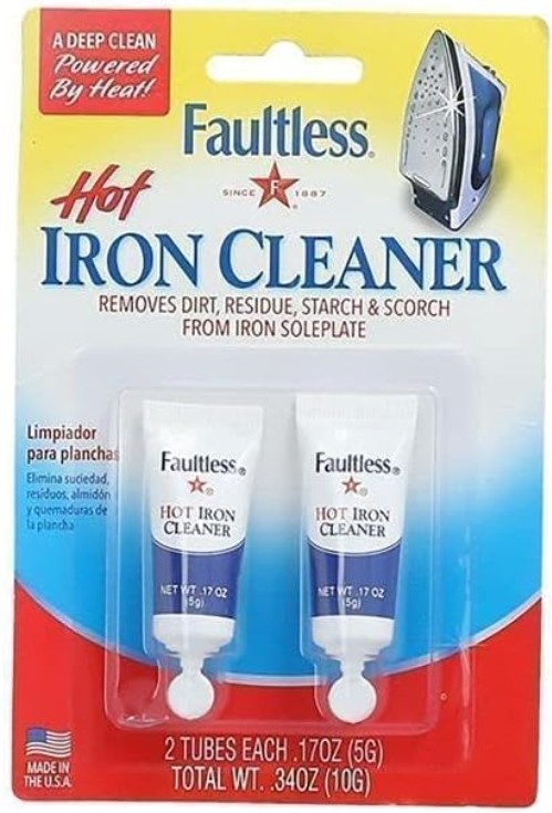 Effortless Cleaning with Faultless Hot Iron Cleaner – 2 Pack, Battery Powered