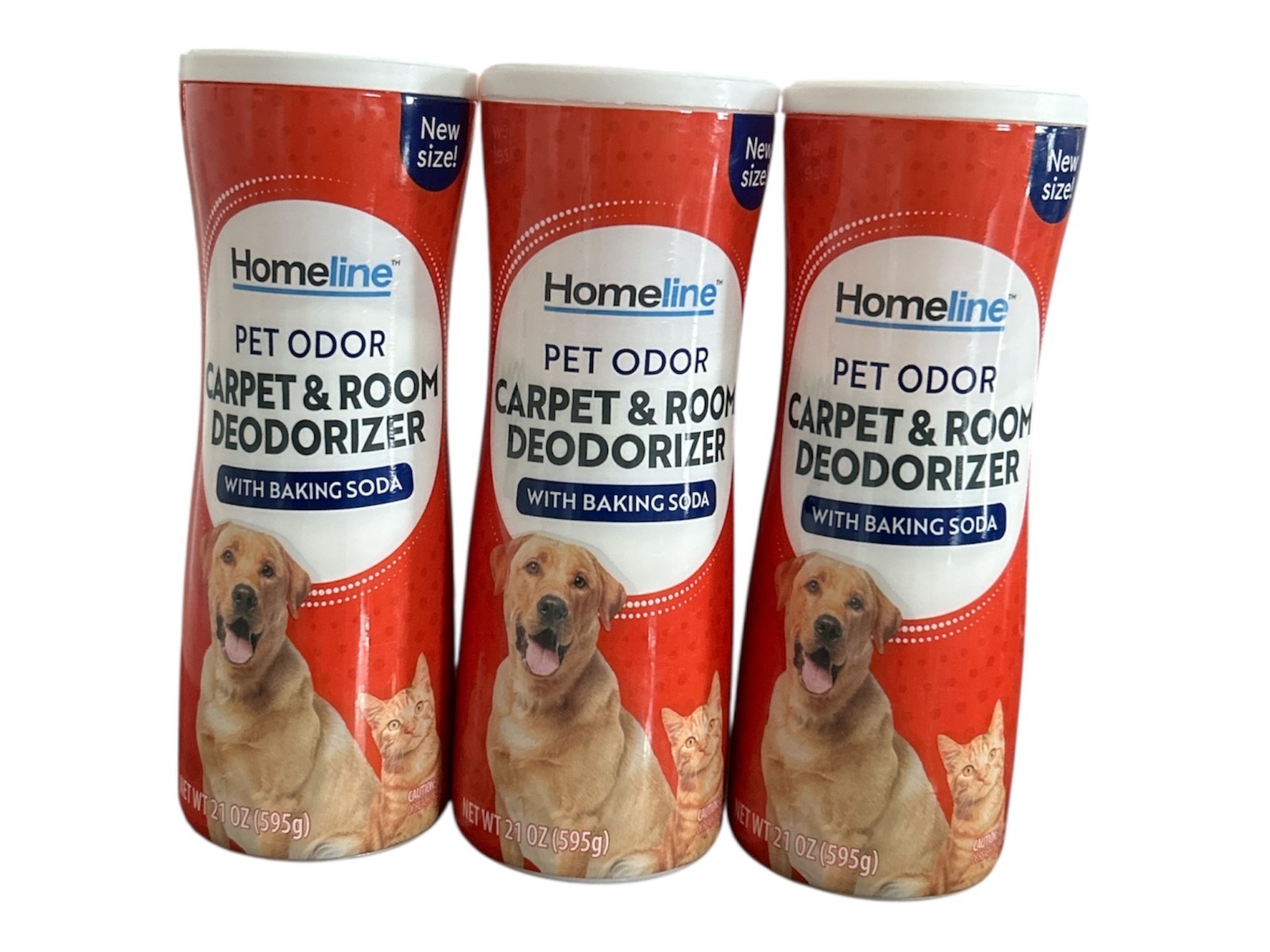 ( Lot 3 ) H.Line Pet Odor Carpet & Room Deodorizer with Baking Soda 21 oz Each