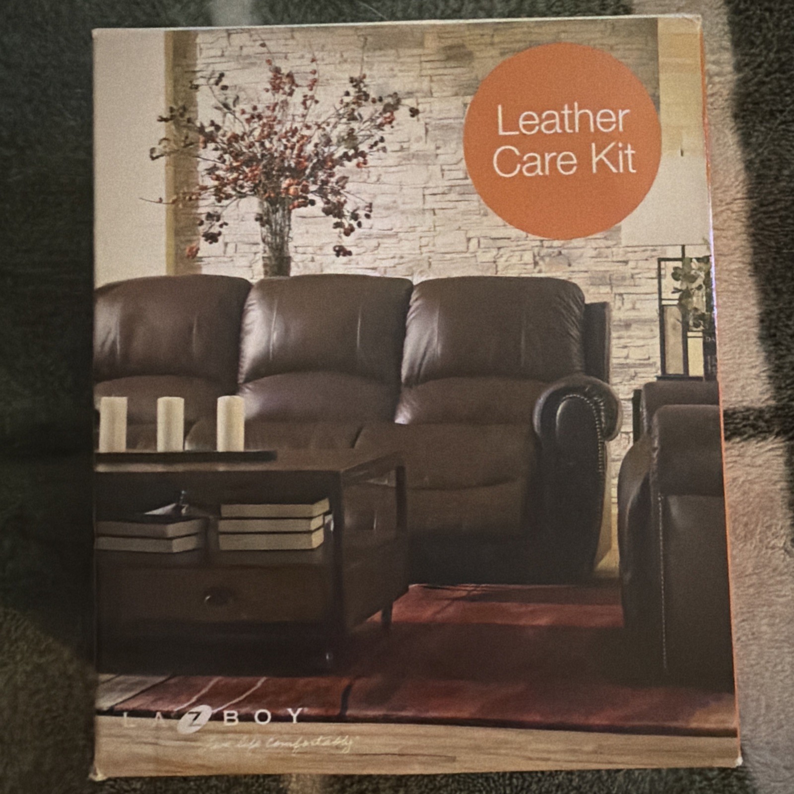 La-Z-Boy Leather Care Kit Leather Cleaning & Protection Kit 8oz Each Open Box
