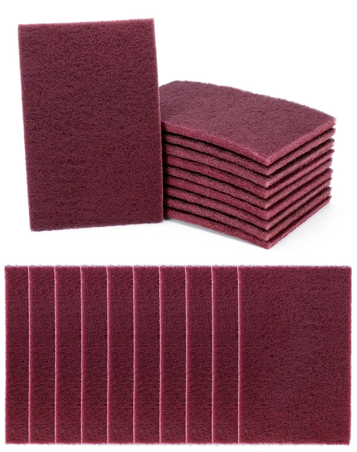 20 Pack Aluminum Oxide Scuff Pads – 6″x9″ Fine Grit for Automotive Excellence