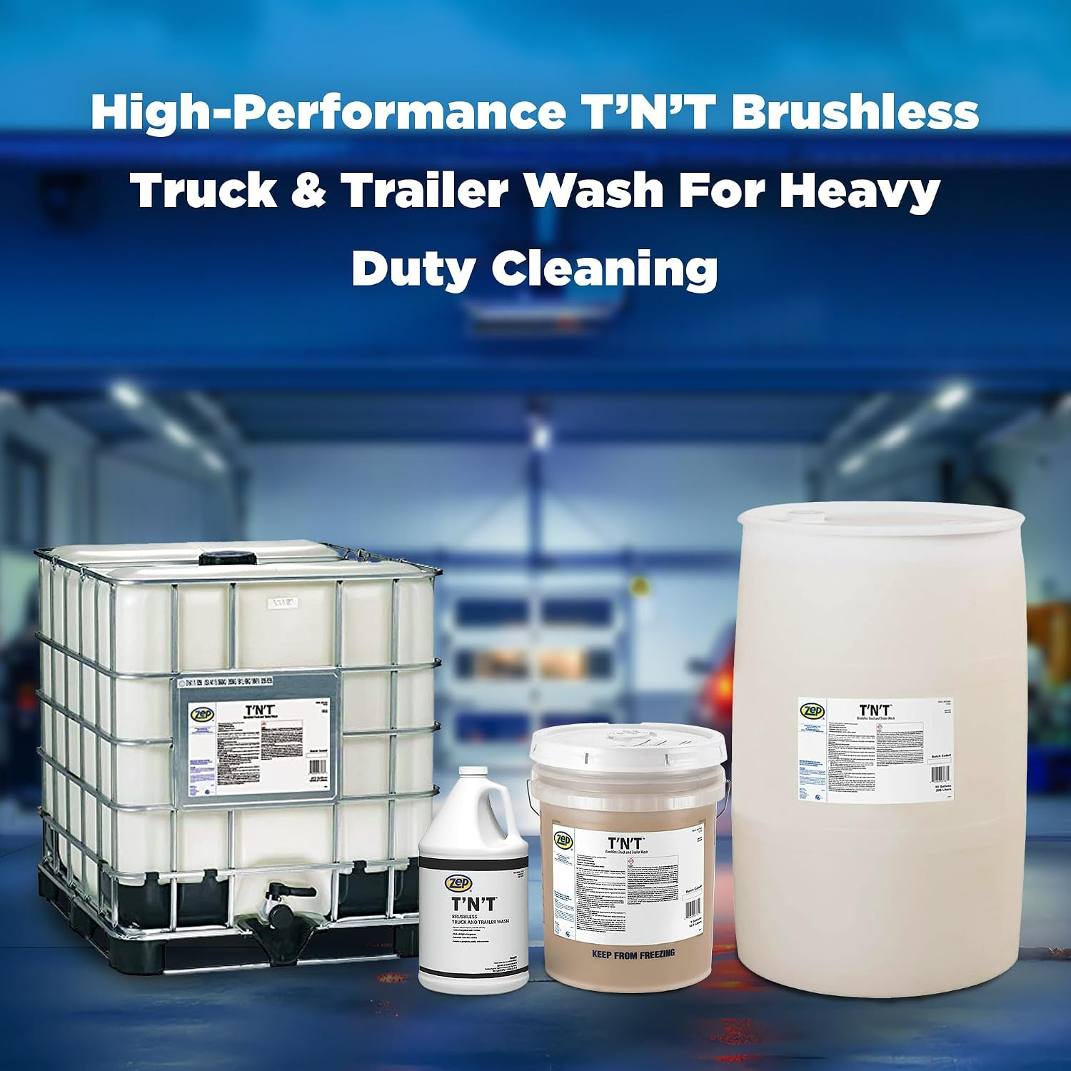 Zep Brushless T’N’T Truck and Trailer Wash – 5 Gallon (1 Pail) 37635