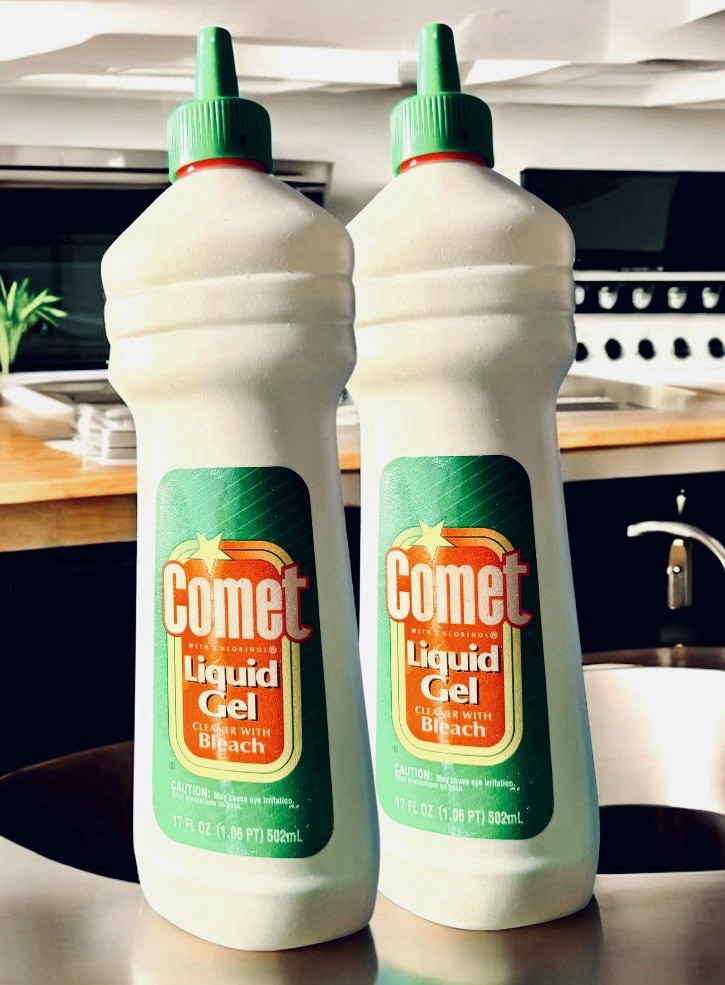VTG. COMET LIQUID GEL 17oz.~LOT OF 2~NEW