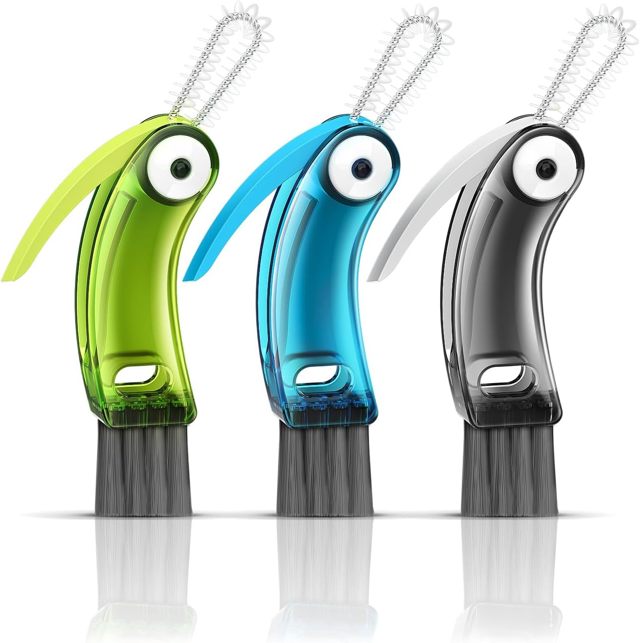 3 in 1 Cup Lid Cleaning Brush 3 PCS – Home Kitchen Multifunctional Cleaning Brus