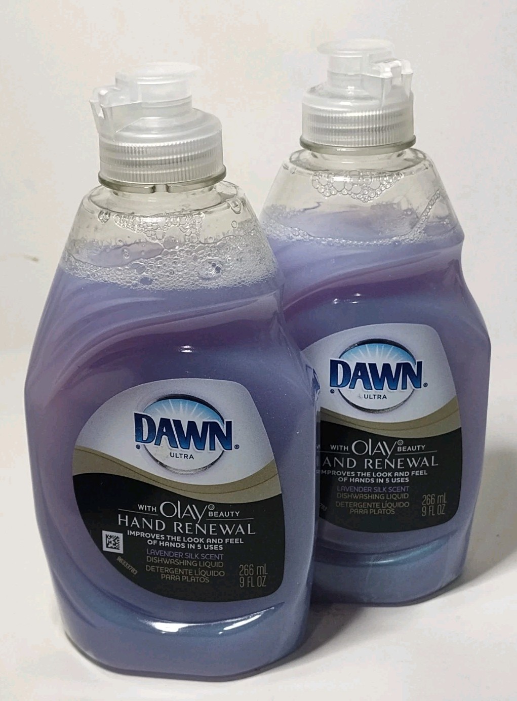 2x Dawn Ultra Olay Beauty Hand Renewal Dish Washing Liquid 9 Oz Lavender Silk