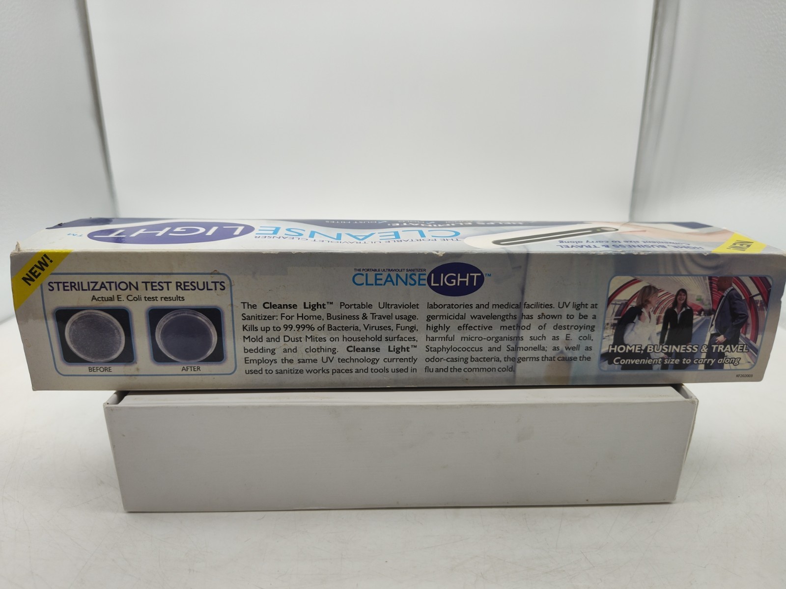 Cleanse Light-Ultraviolet Sanitizer-Home/Business/Travel-Bacteria/Mold/Fungi-NEW