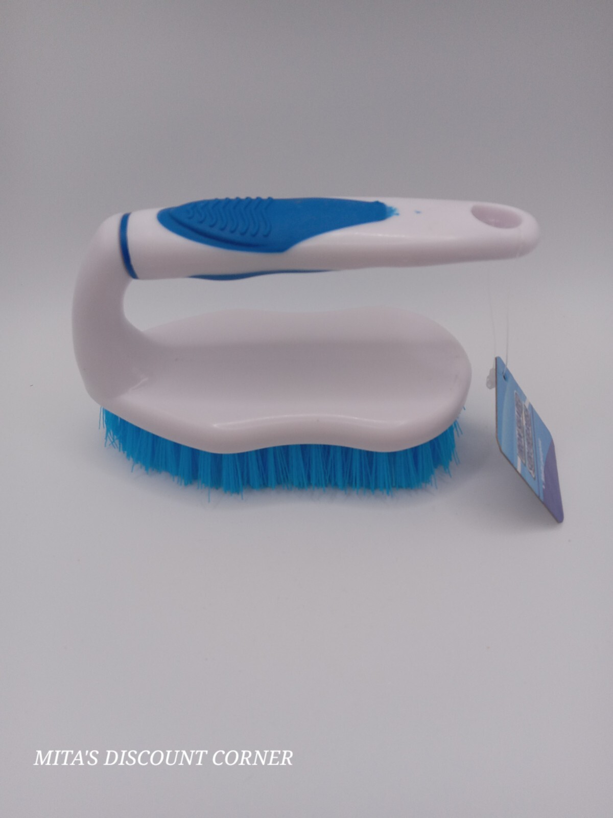 5.5-Inch Heavy Duty Scrub Brush | Iron Shape Handle- 2 Pack