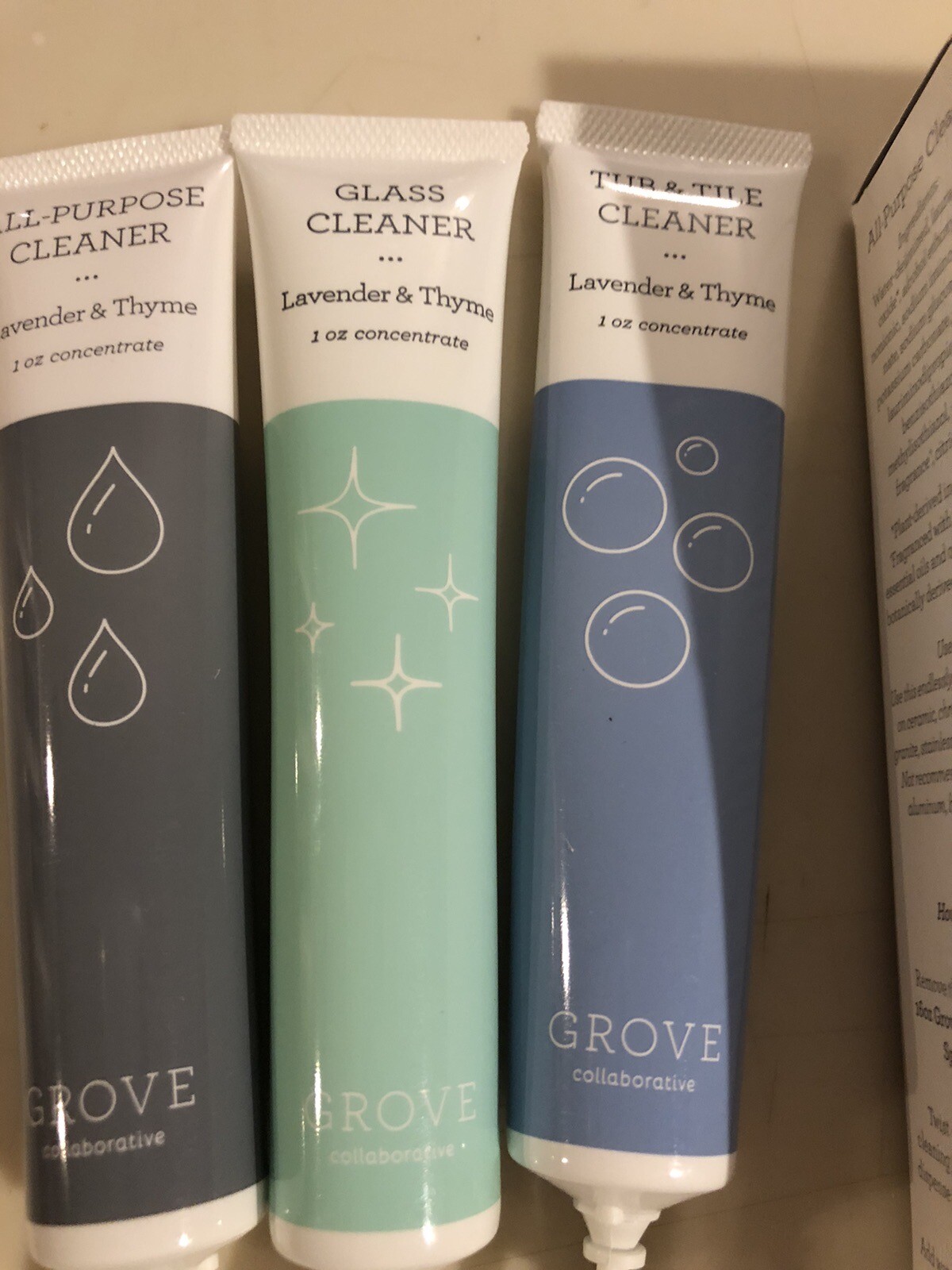 Grove Co Tub and Tile, Glass, All Purpose Cleaner Concentrate Lavender Non Toxic