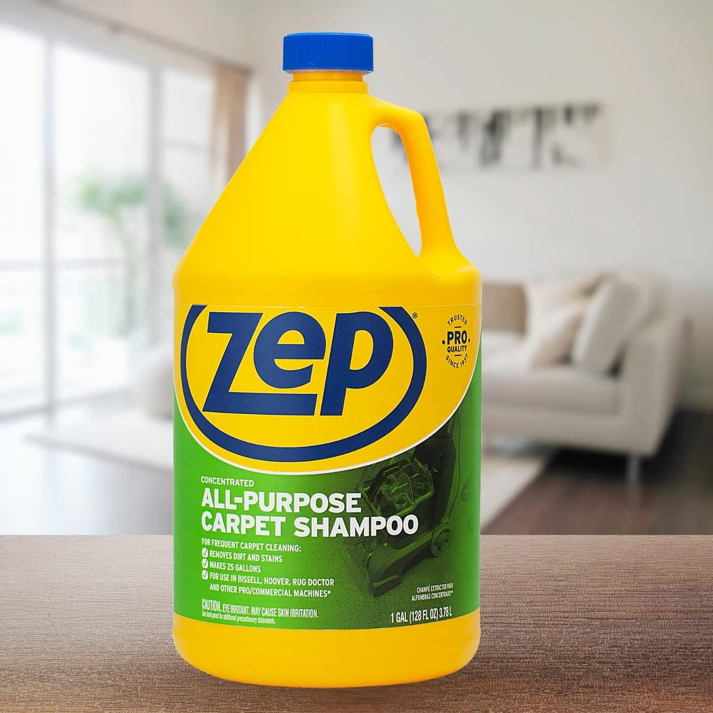 Zep All-Purpose Carpet Shampoo Concentrate, 1 Gallon – ZUCEC128