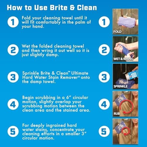 Hard Water Stain Remover Biodegradable Concentrated Glass Shower Door Window