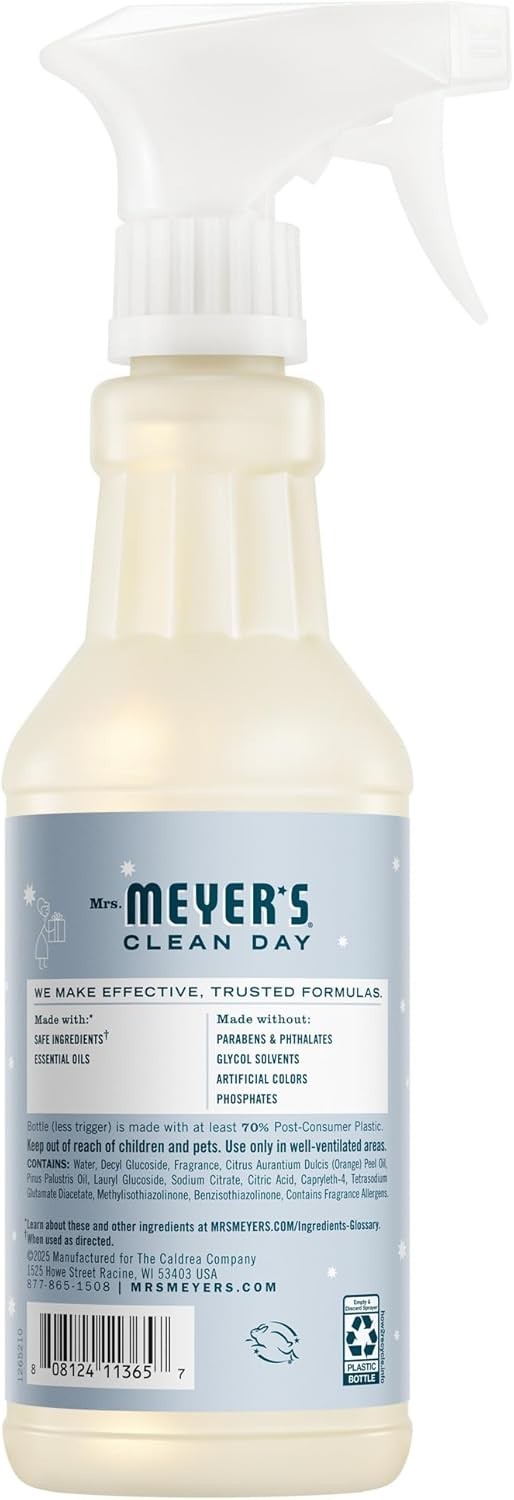 MRS. MEYER’S CLEAN DAY Multi-Surface Everyday Cleaner, Snowdrop Scent, 16 Fl Oz