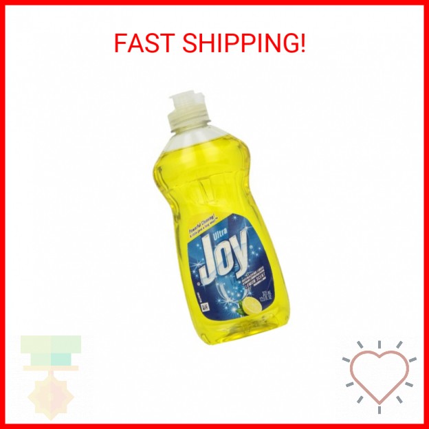 Joy Ultra Dishwashing Liquid Dish Soap, Lemon, 12.6 fl oz