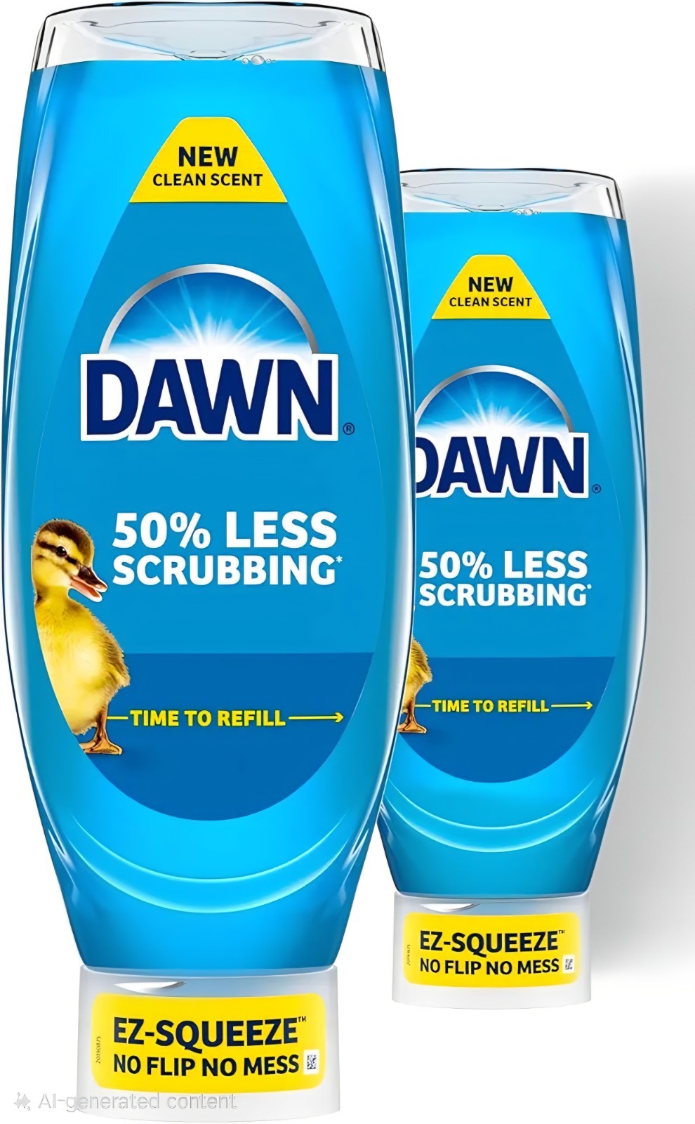 2 PACK Dawn Ultra EZ-Squeeze Dish Soap, Dishwashing Liquid, Original 22oz