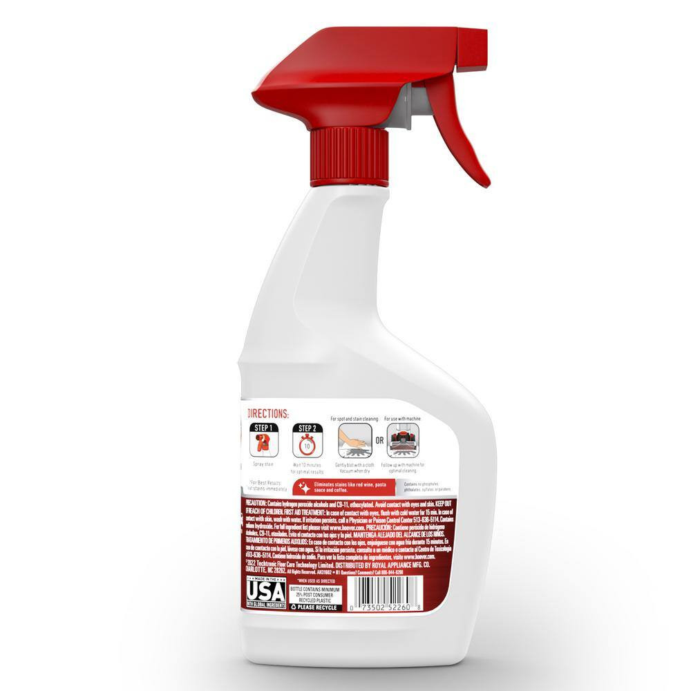 22Oz. Oxy Spot and Stain Remover Pretreatment Trigger Spray for Carpet,Upholster