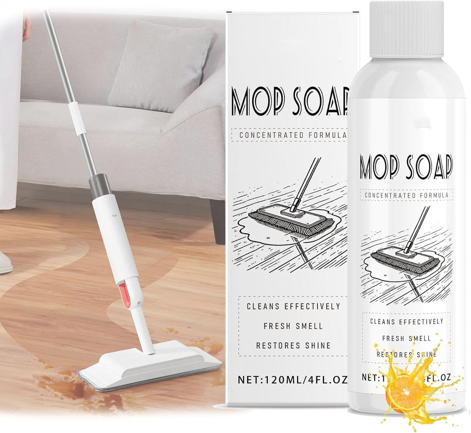 Mop Soap Brazilian Waves – Luxury Highly Scented Cleanser for Floors & More