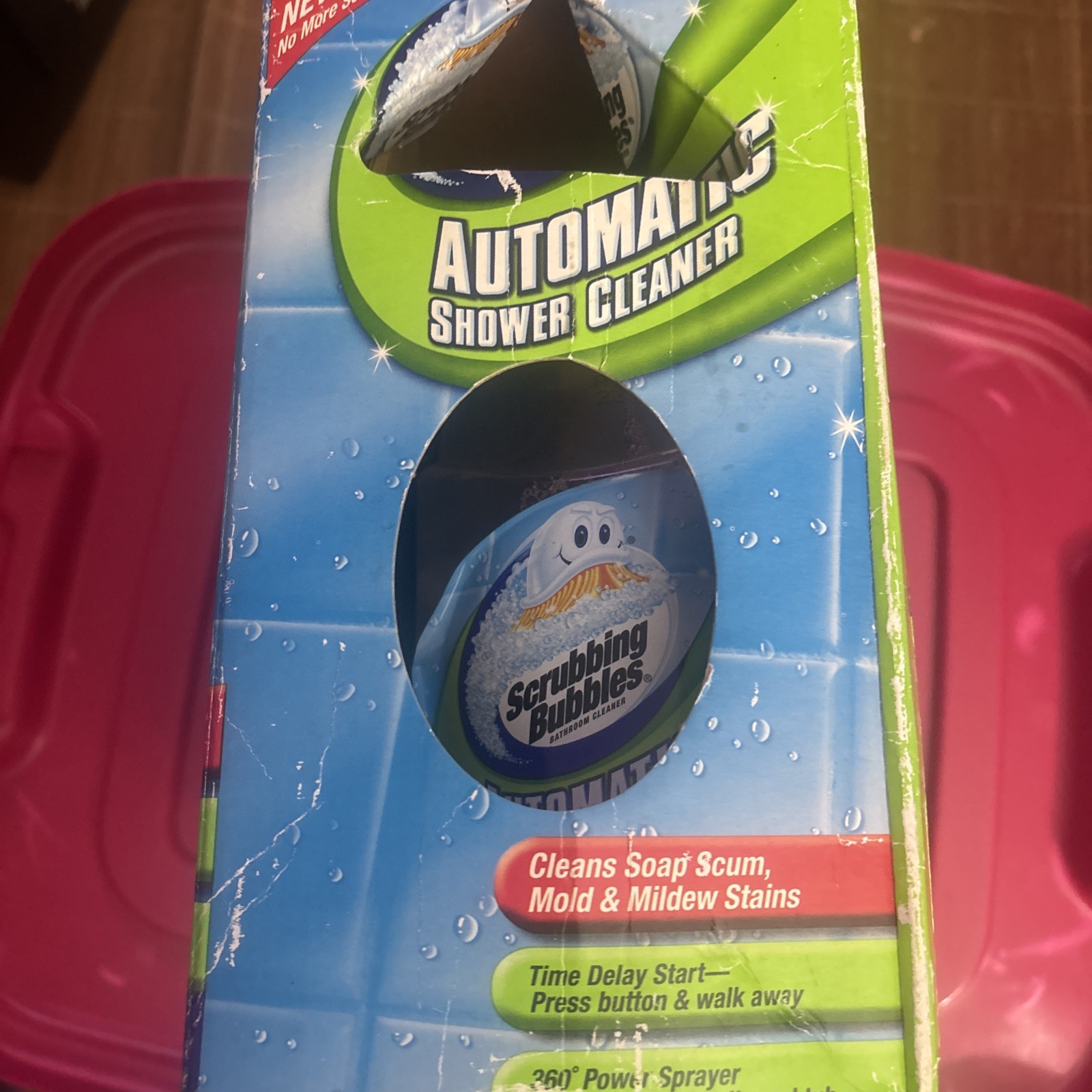NIB Scrubbing Bubbles Automatic Shower Cleaner Kit 2 x 34 oz Refill Bottles