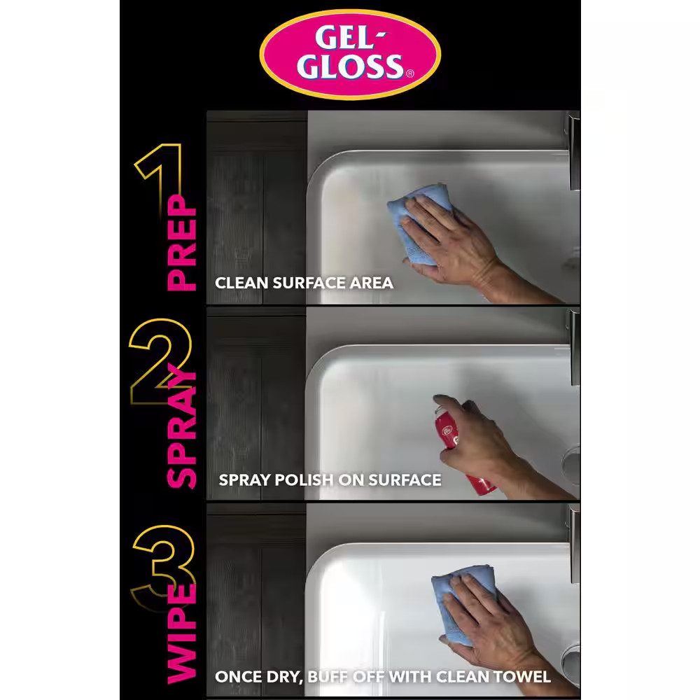 12 Oz. One Step Fiberglass Aerosol Cleaner, Protector and Polish
