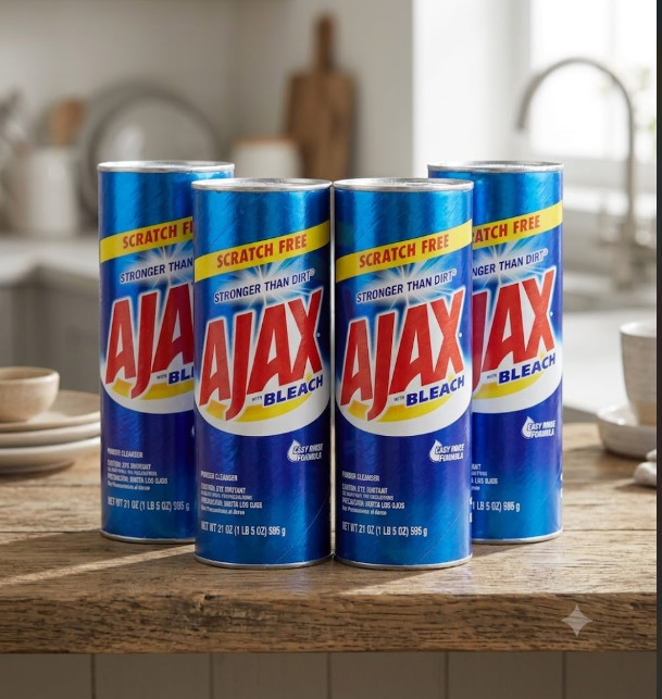 4 Pack Multi-Surface- Ajax All-Purpose Powder Cleanser with Bleach 21 oz