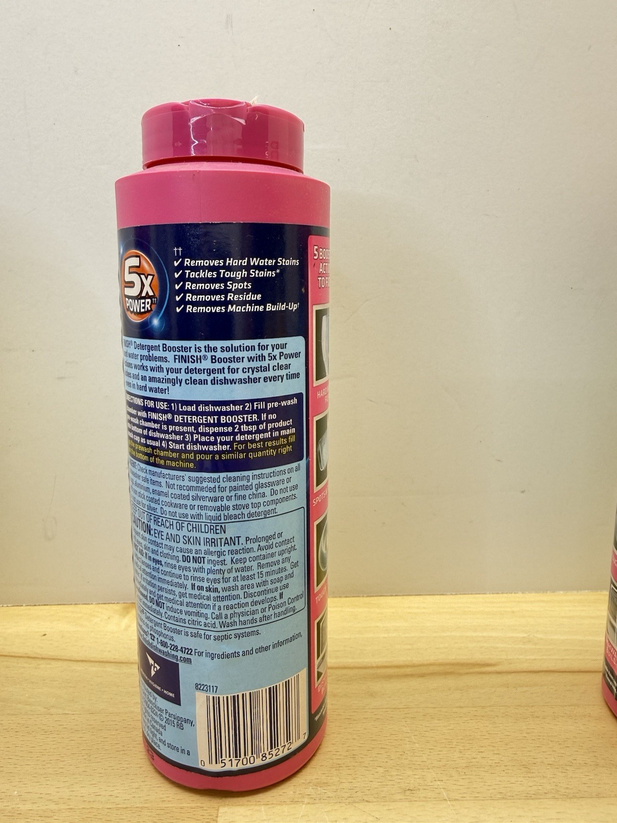 Finish Booster Hard Water Powder Hard Water Lemon Sparkle Sealed 14 oz Lot Of 3