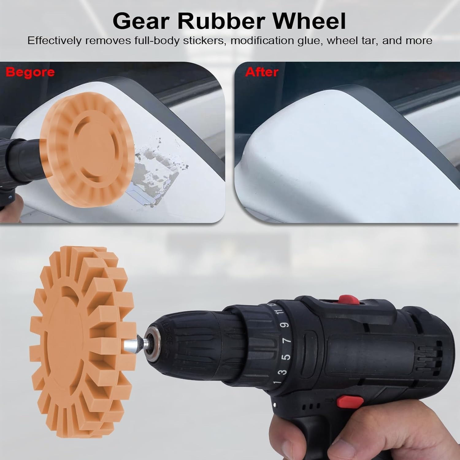 Complete 4-Piece Rubber Decal Removal Kit – Precision Cleaning Without Damage