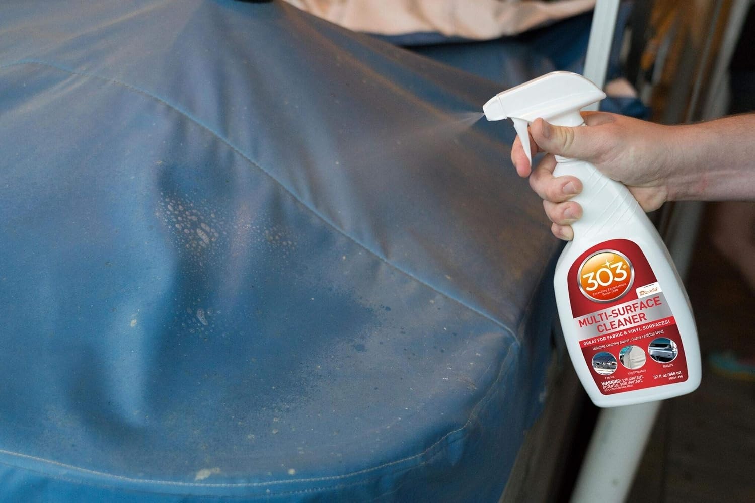 303 Marine Multi-Surface Cleaner Spray, 32 oz – Rinses Residue-Free for Fabrics