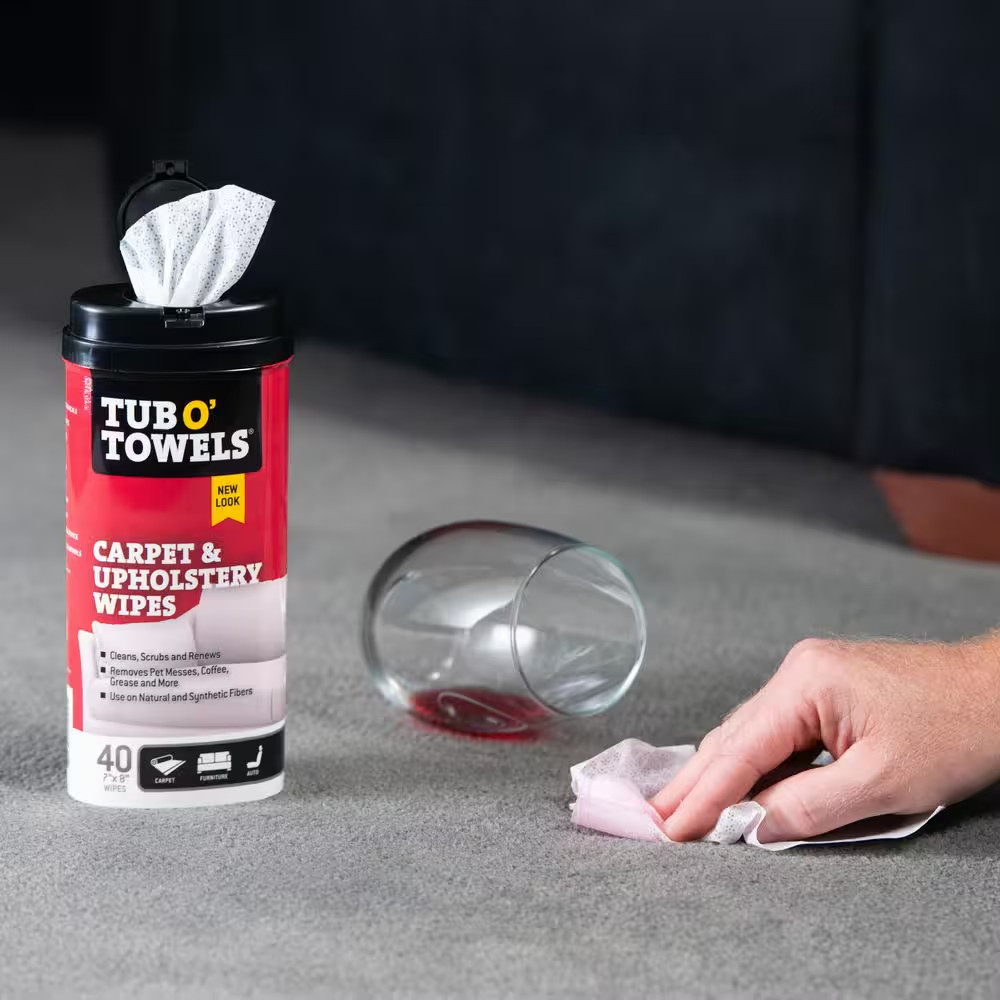 Carpet and Upholstery Cleaning Wipes