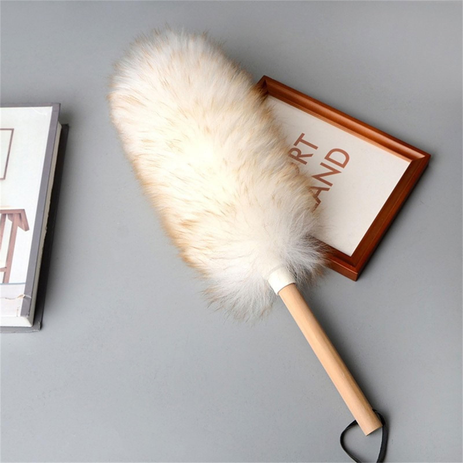 Wool Dusters Microfiber Dusting Wand with Handle Car Dusters for Home Car Swe…