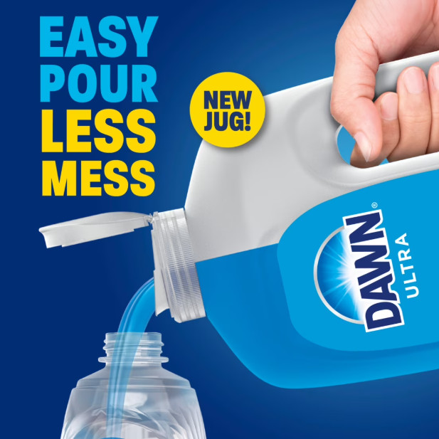 Dawn Ultra Original Dish Soap Refill Jug 87 fl oz Grease Fighting Liquid