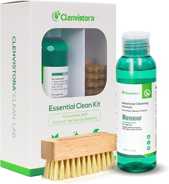 Clenvistora Essential Clean Kit Plant-Based Deep Cleaner & Brush 4 fl oz / 118ml