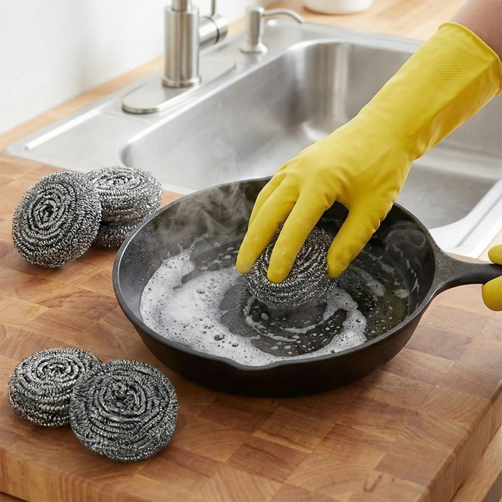 20-Pack Stanley Home Products Stainless Steel Kitchen Scouring Cleaners