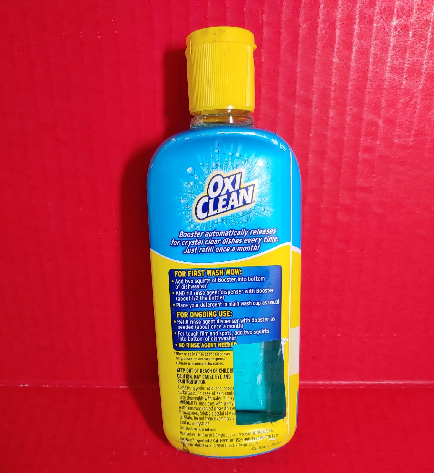 Rare Discontinued Oxi Clean Dishwashing Booster 7oz. 67 Loads