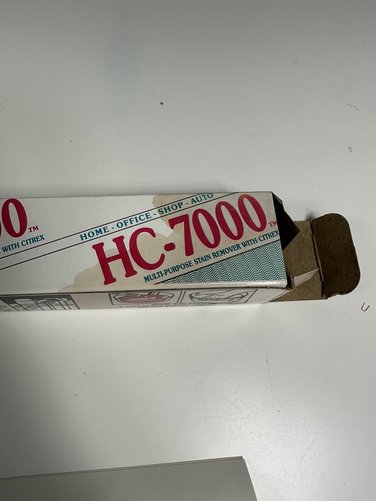 Vintage HC-7000 Universal Cleaner 3.5 oz Sealed New Old Stock Box Paper Sealed