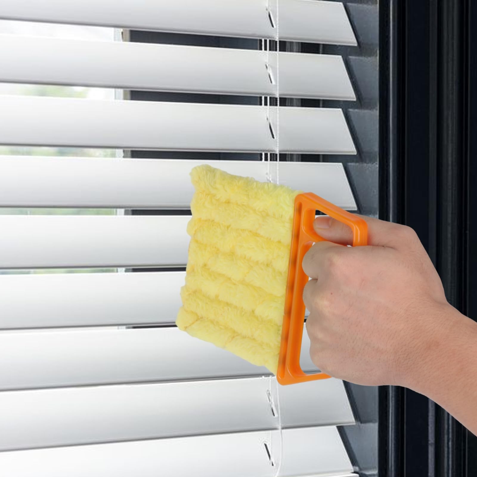10-Pack Window Blind Cleaner Set: Includes 1× 7-Finger Detail Brush, 1× Shutt…