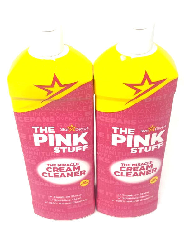 (2) Stardrops The Pink Stuff Miracle Cream Cleaner New In Packaging 16.9 fl oz