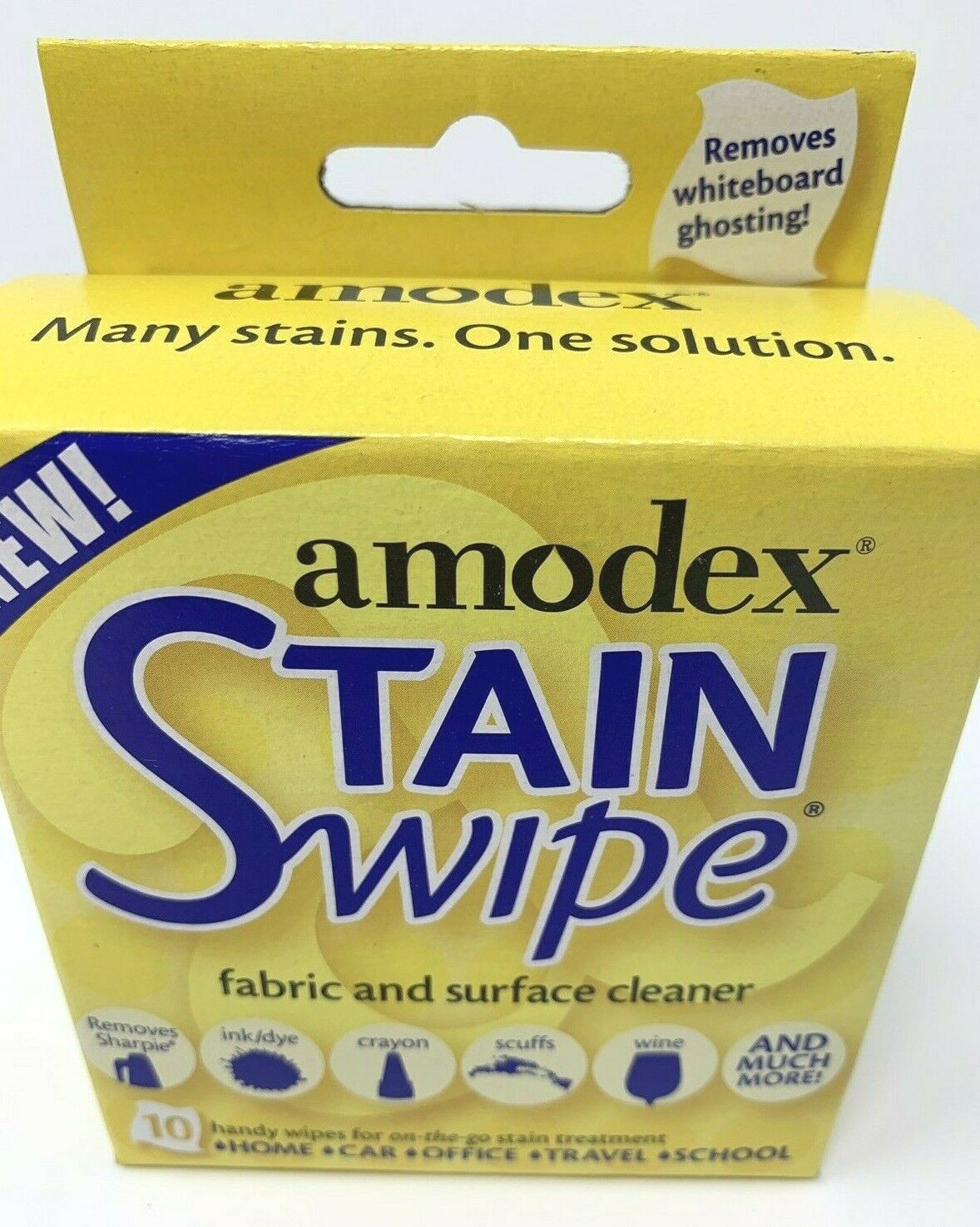 Amodex Stain Swipe Surface Towelettes Whiteboard Cleaner Removes Marker Dye Ink