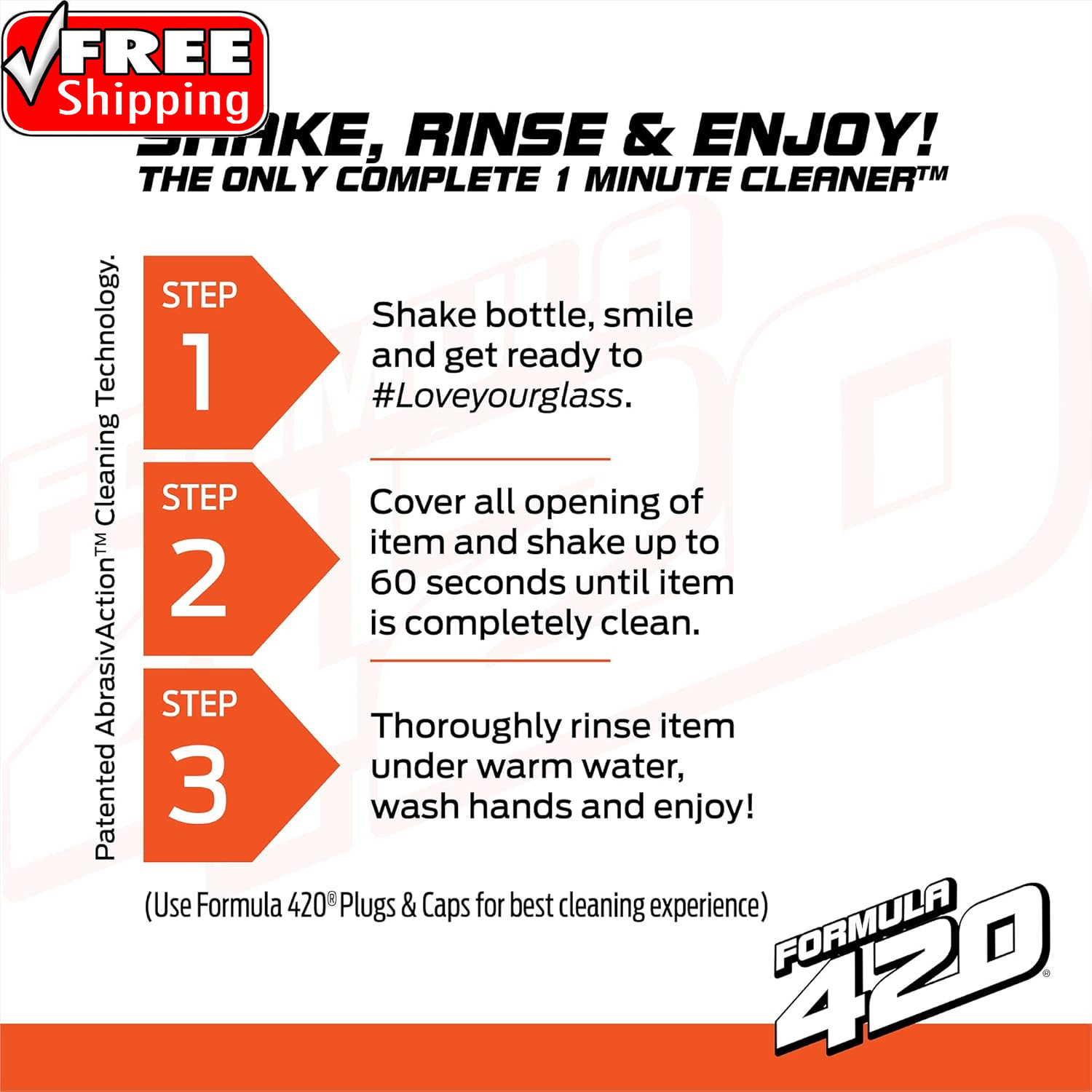 Cleaner – Glass, Metal and Ceramic – 12 Oz. Bottles. 2 Pack