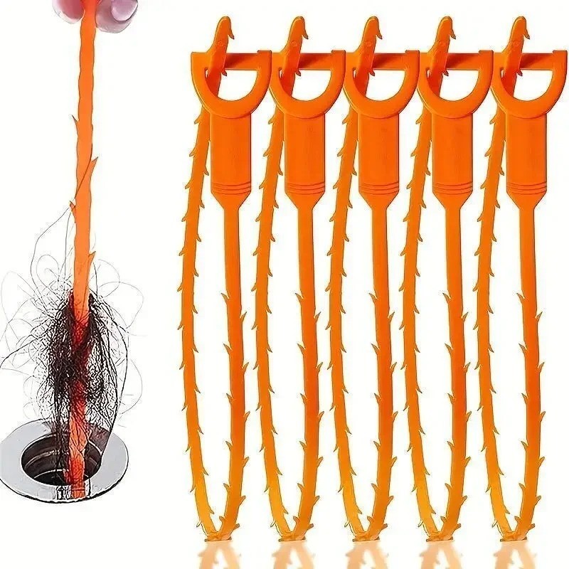Household Pipe Cleaner Tool Hair Clog Remover Wash Basin Drain Cleaning
