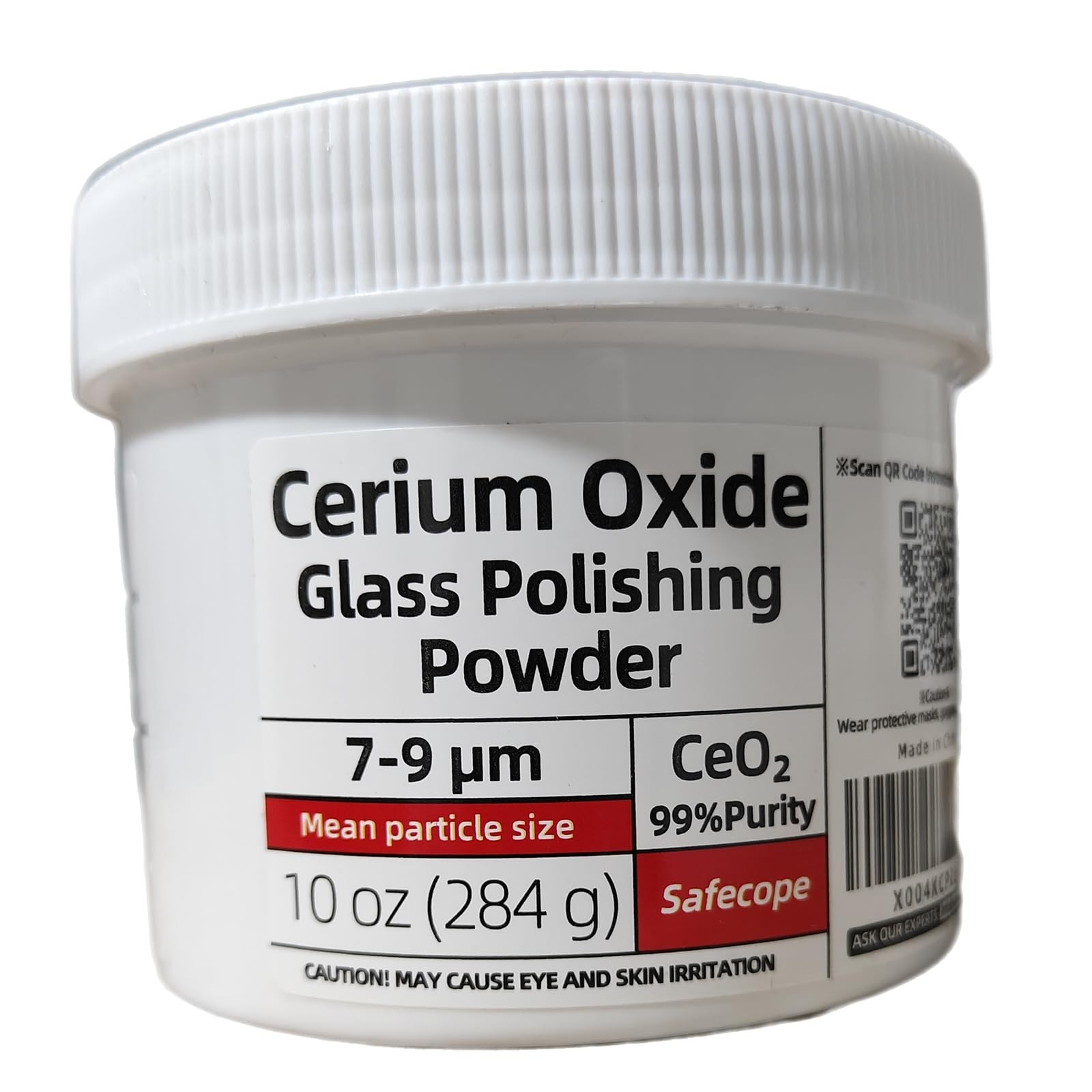 10 OZ (284g) 99% Cerium Oxide Glass Polishing Powder (7-9 Um) – Removes: Oil …