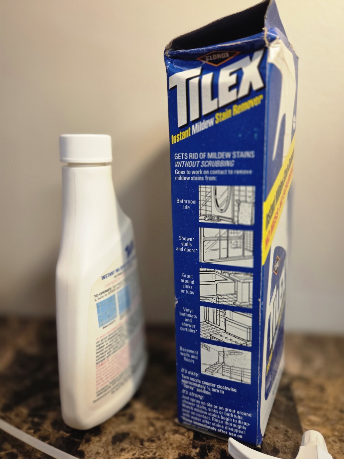 Clorox Tilex Vintage Instant Mildew Stain Remover New Full 16 Oz Bottle