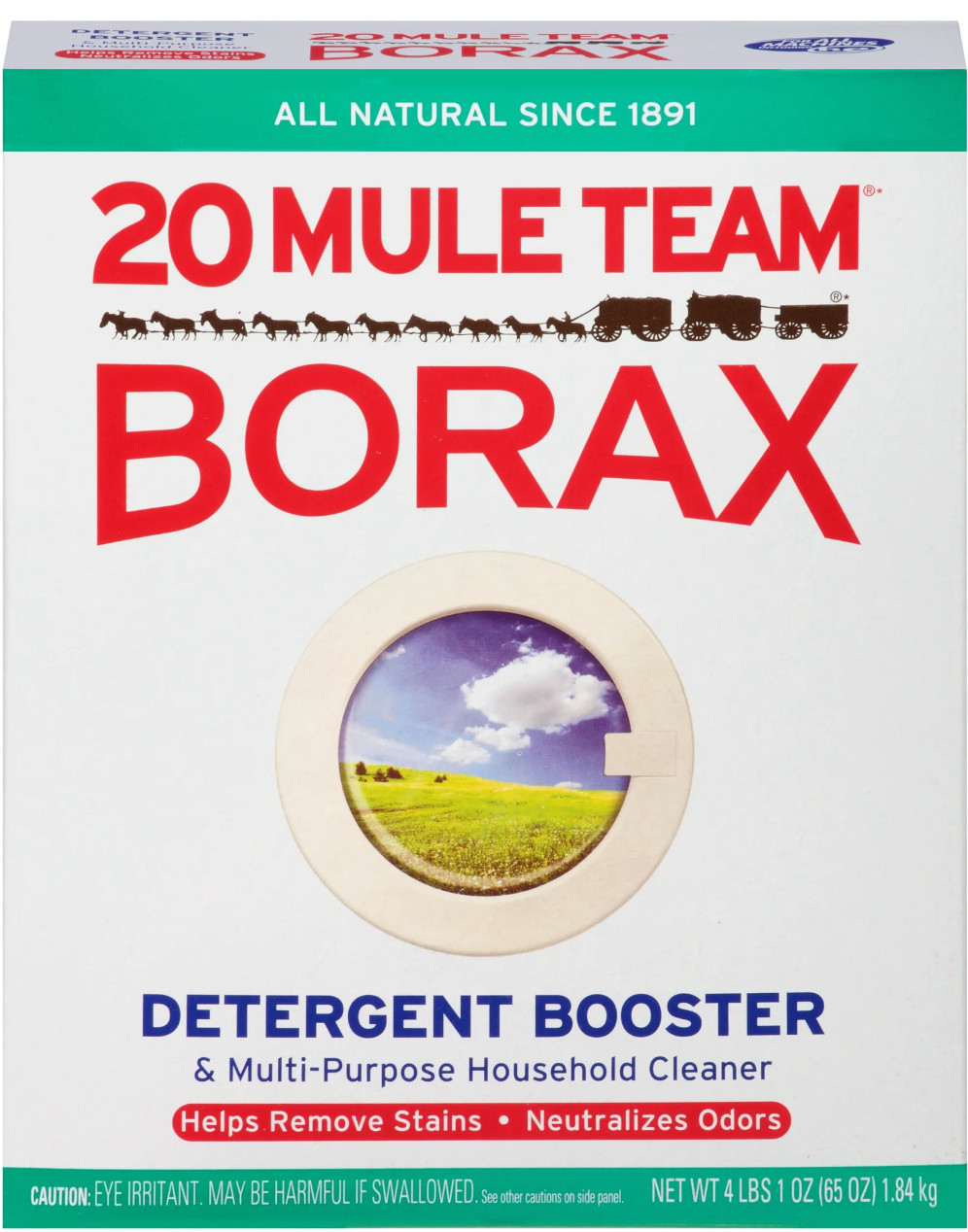 20 Mule Team 65oz Laundry Booster Stain Remover 4 Pack Multi Purpose