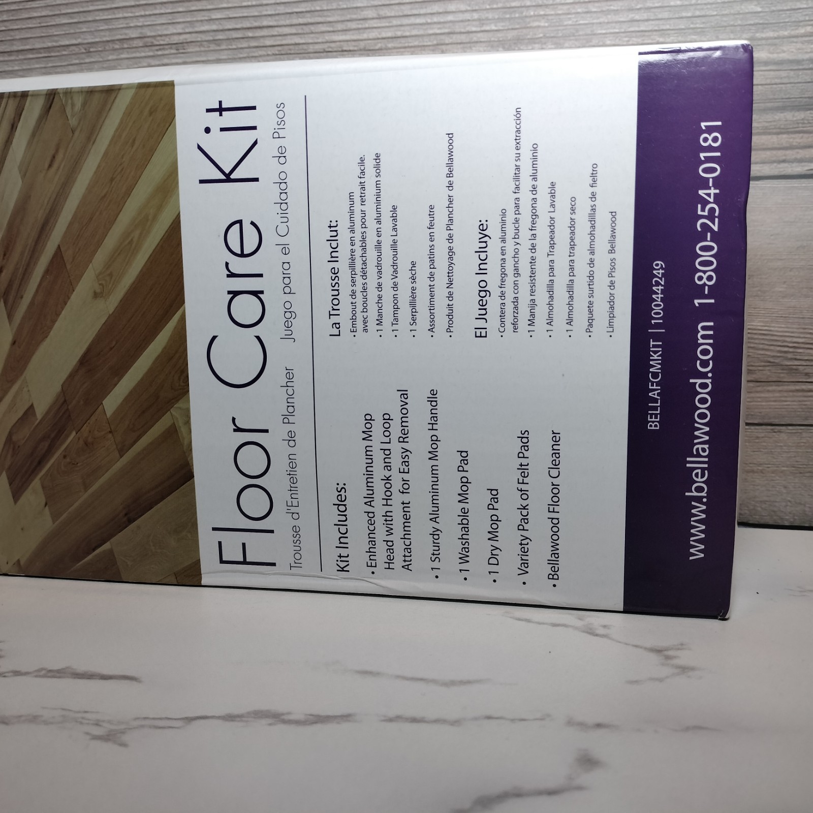 Bellawood Floor Care Maintenance Kit Hardwood Laminate Vinyl Cleaner 10044249