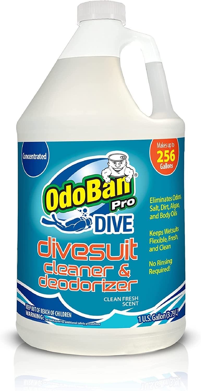 Odoban No Rinse Wetsuit Cleaner Concentrate 128Oz Dive Gear Fresh Scent